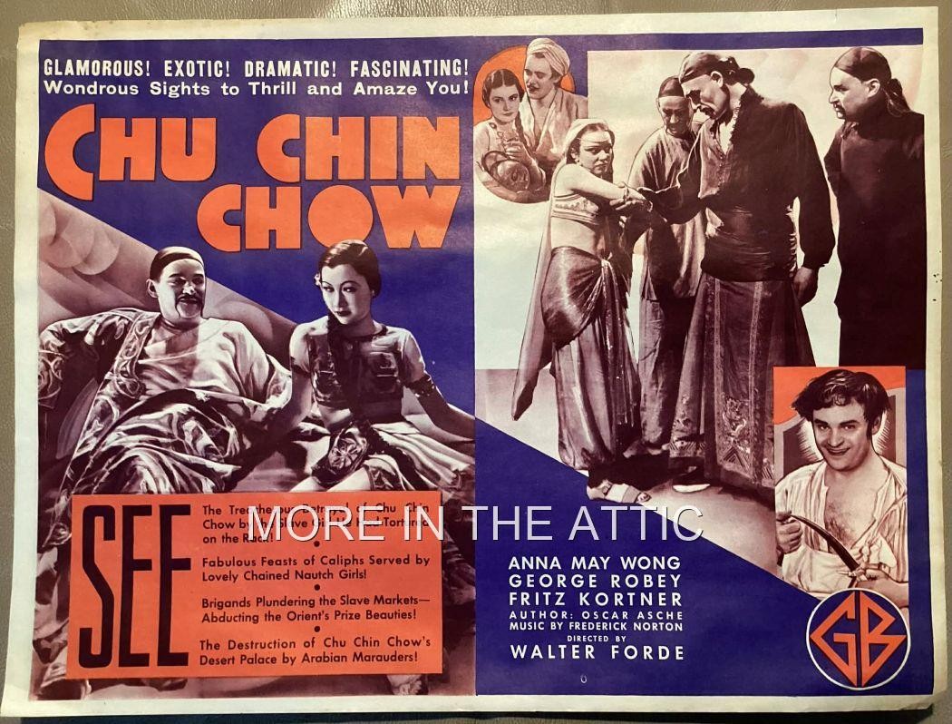 ANNA MAY WONG CHU CHIN CHOW ORIGINAL VINTAGE US PRESSBOOK HERALD