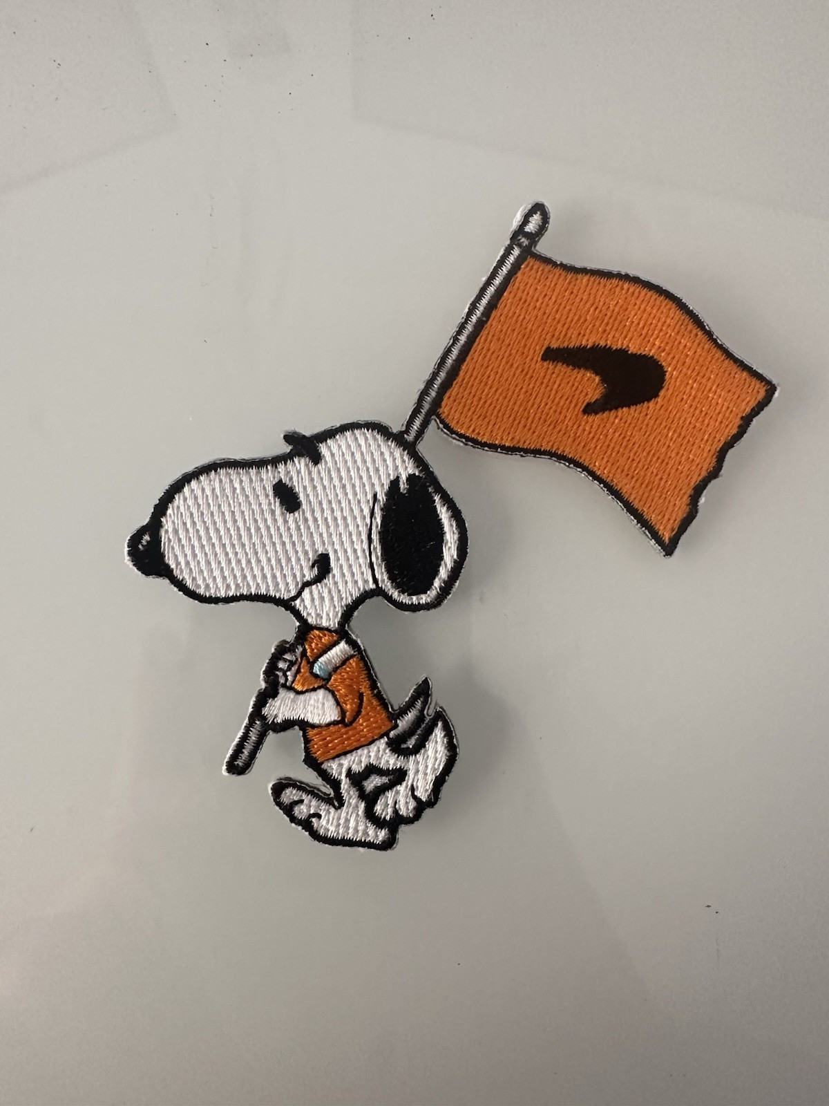 F1 MCLAREN Snoooy LOGO PATCH FORMULA ONE F1 RACING Iron on PATCH 3.5”