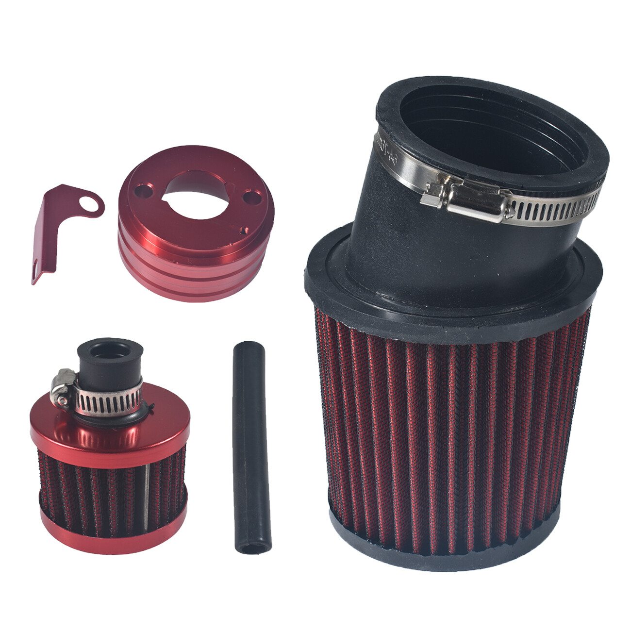 Air Filter Cleaner Kit for Predator 212cc CT200U KT196 6.5 Hp GX200 Red