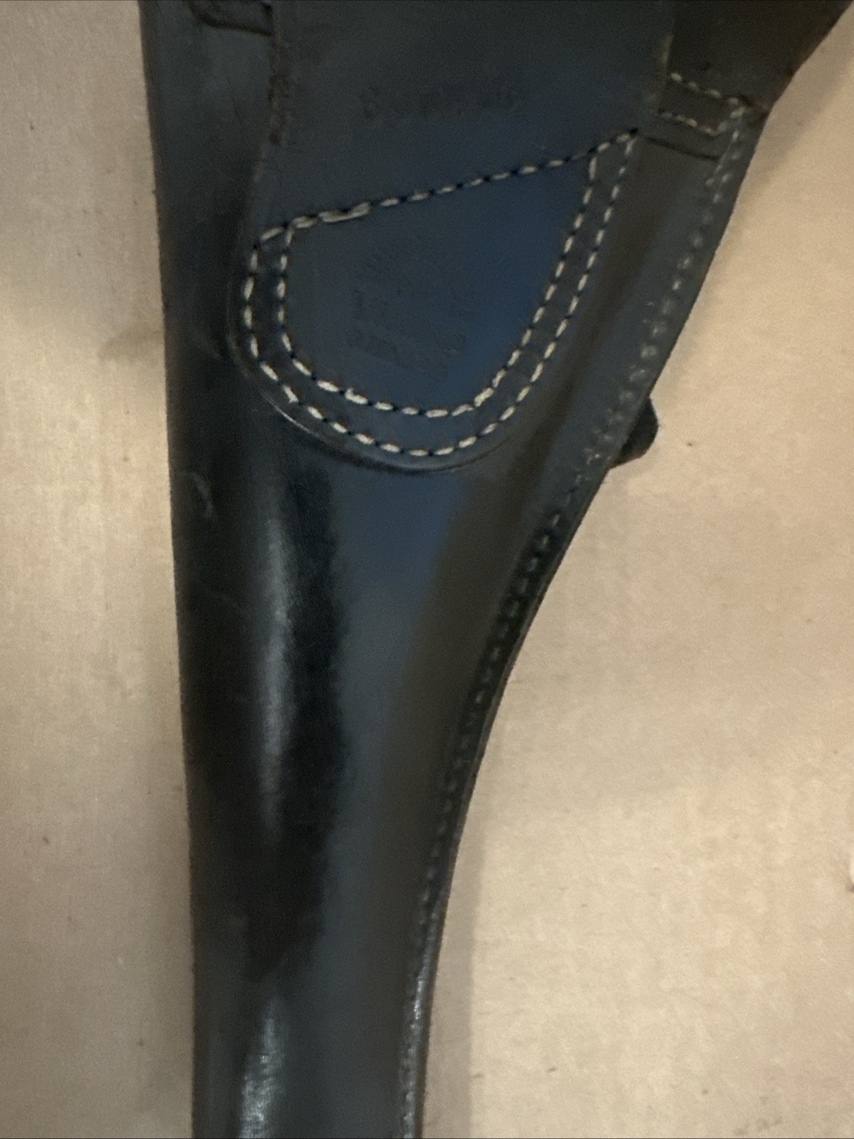 Vintage Replica of US Civil War Revolver Pistol Gun Leather Holster Viking RH