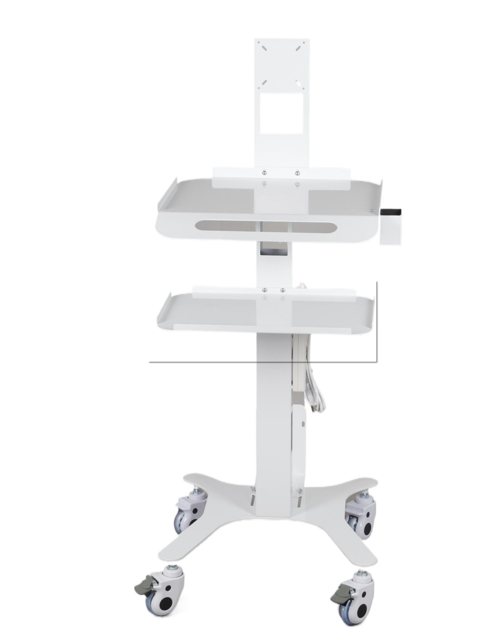 Medical Dental Lab Trolley Cart Intraoral Scanner Mobile Cart Clinic Laptop Rack