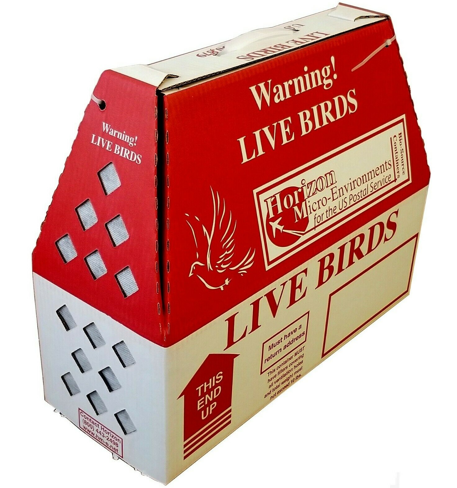 Live Bird Shipping Boxes Chicken Shipping USPS Approved Live Bird Shipping Boxes
