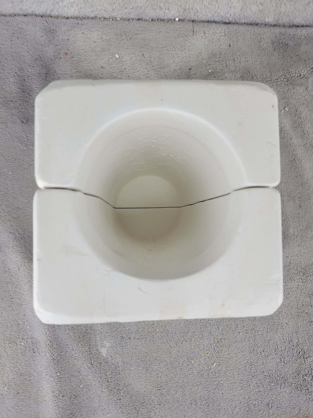 Vintage Ceramic Slip Casting Mold Of Flower Tumbler ES 1020