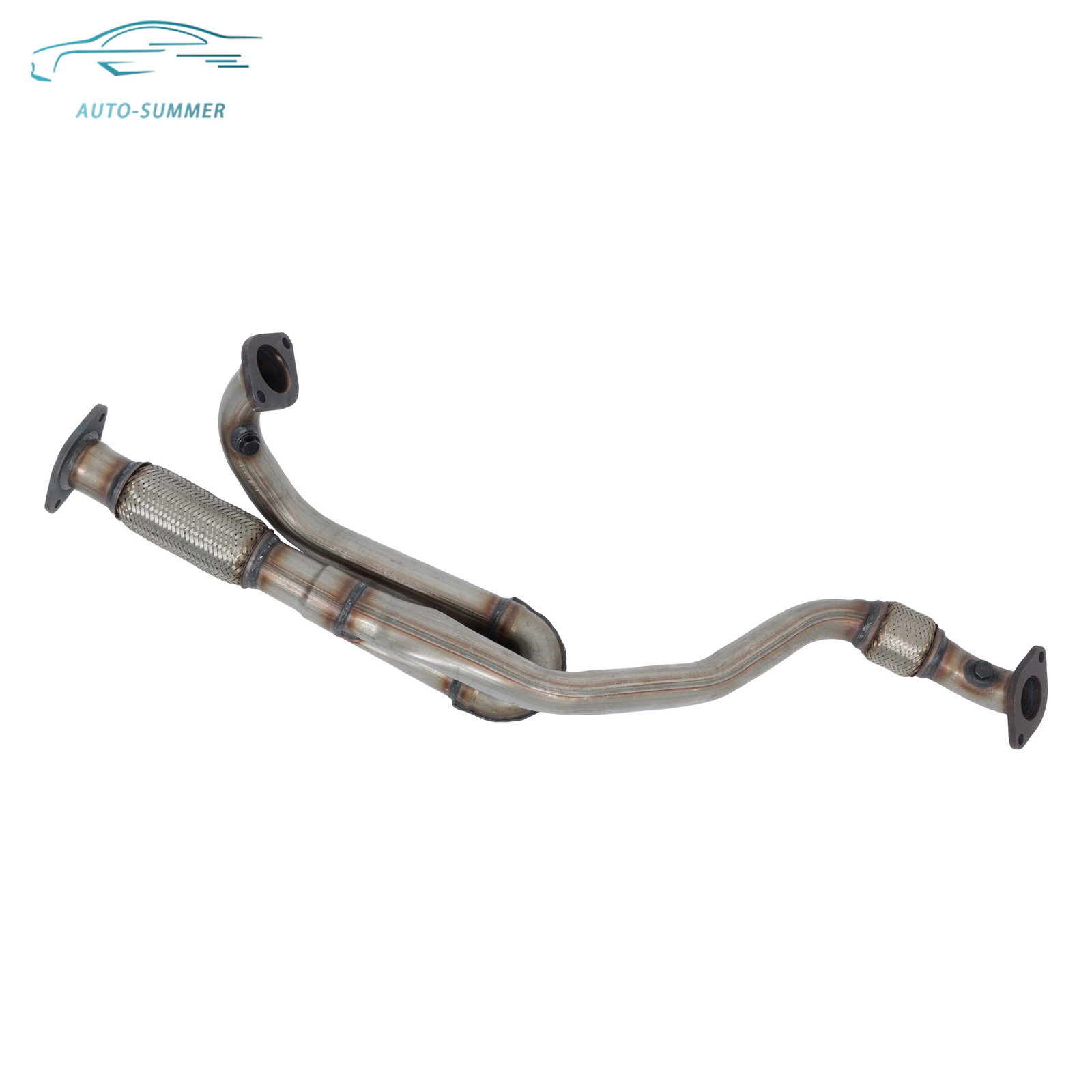 Exhaust Y Flex Pipe For 2009-2017 Buick Enclave Chevy Traverse GMC Acadia 3.6L