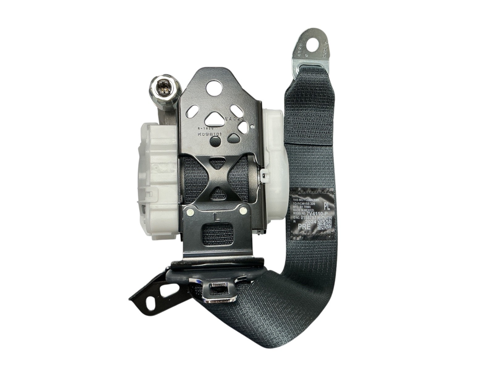 2023-2025 Toyota Corolla Rear Left Seat Belt Retractor OEM Black – New