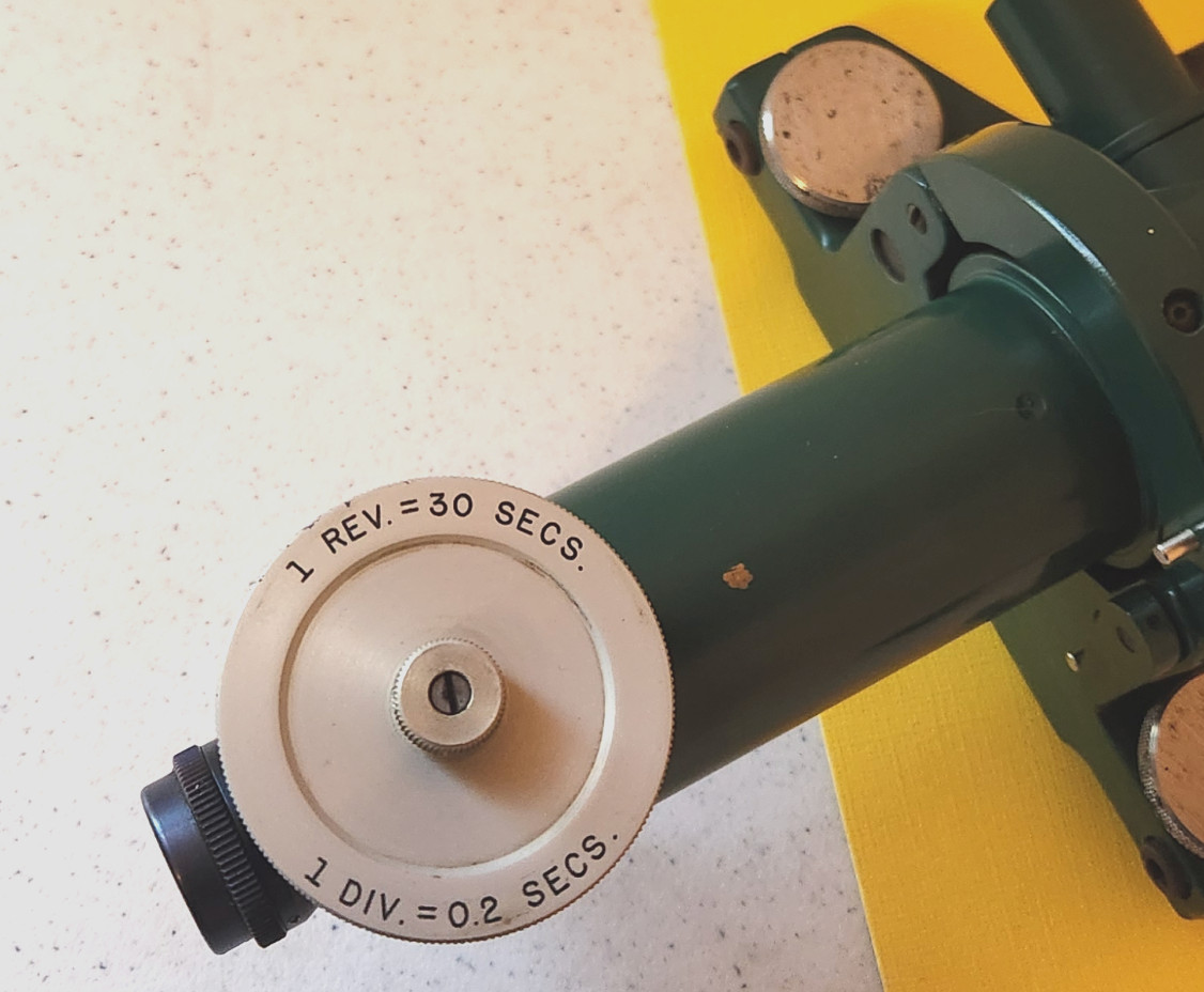 K&E Keuffel & Esser 71-4210 Autocollimator including lighting & manual. Tested