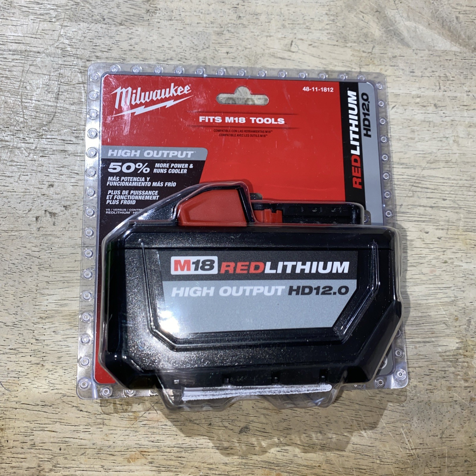 Milwaukee 48-11-1812 M18 RedLithium High Output HD 12.0 Battery Pack