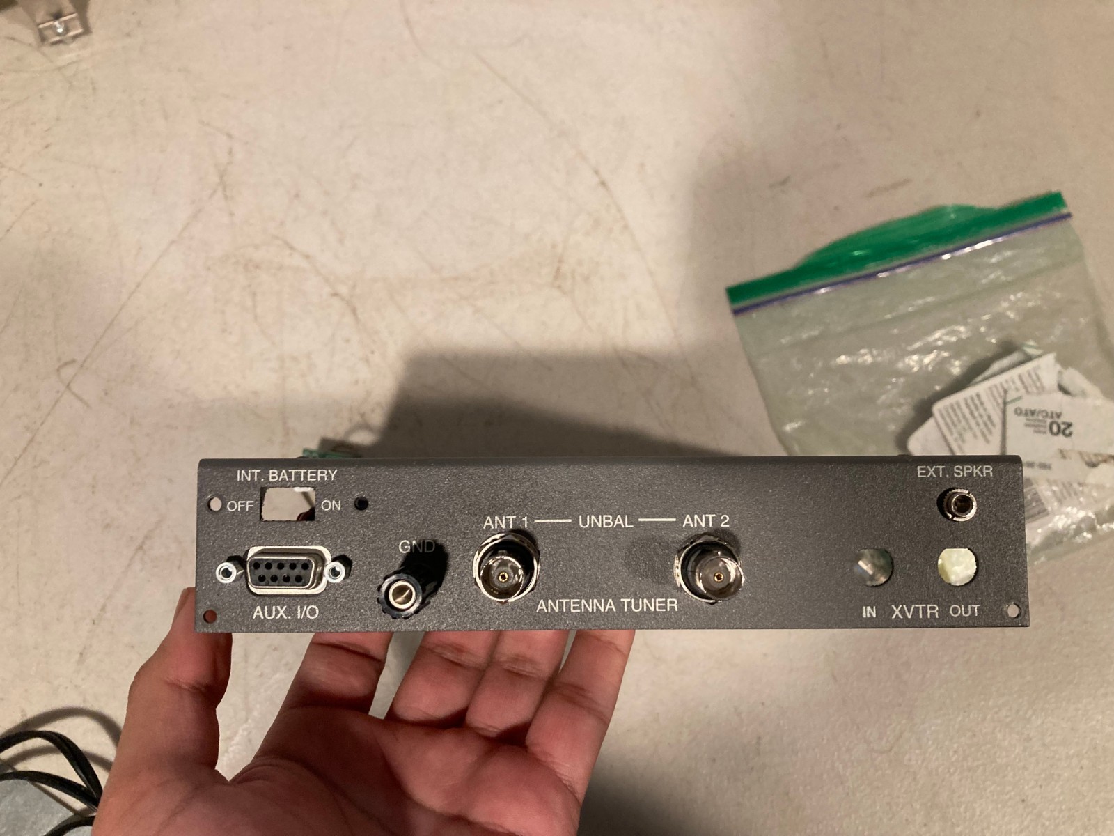 Elecraft K2 Rear Panel Assembly With Board