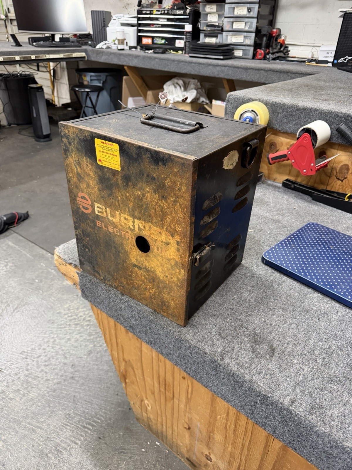 Burndy Y10AC-3H Electric Hydraulic Pump Pressure 10,000 PSI READ Below