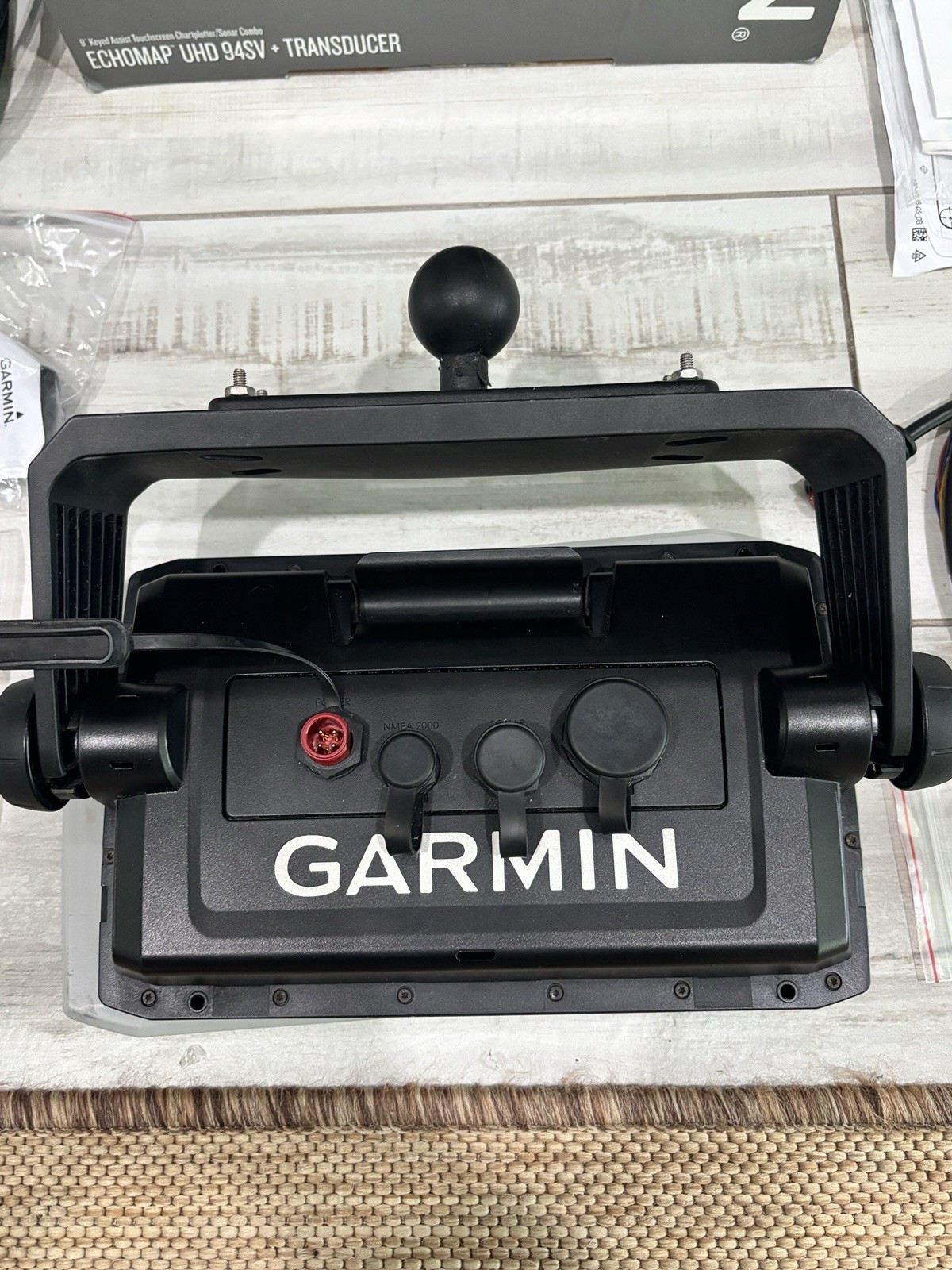 Garmin ECHOMAP UHD 94sv Chartplotter Fishfinder GPS Tested Clean Complete Bundle