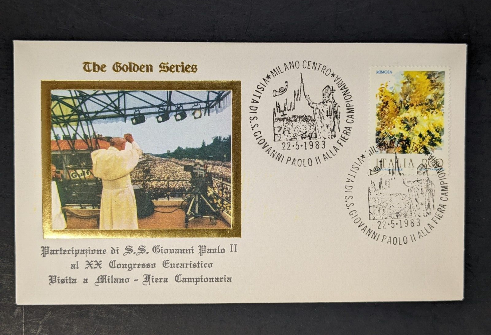 Pope John Paul II, Presides Over 20th Eucharistic Congress, 12 Covers Plus