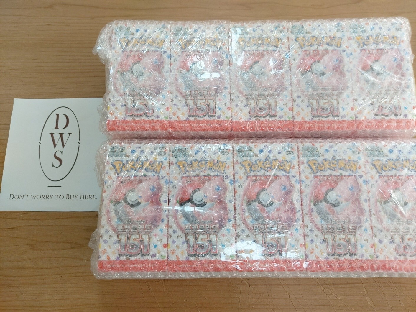 [10 BOXES] Pokemon Card 151 Booster Box Scarlet &Violet / Korean Ver / Tracking