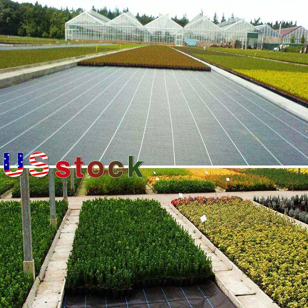 Heavy Duty Weed Barrier Fabric Woven Earthmat Ground Cover Landscape 3.2 OUNCE