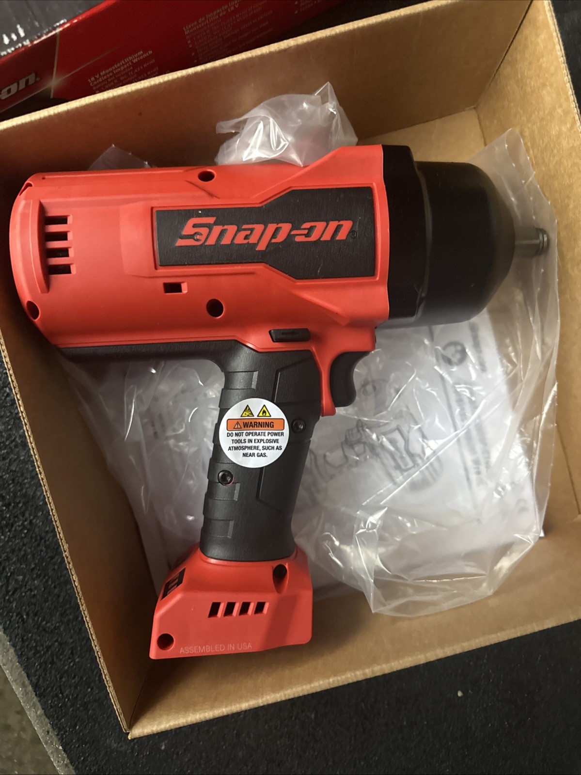 For Snap-on Lithium Ion CT9080DB 18V 18 Volt cordless 1/2" impact Wrench Gun