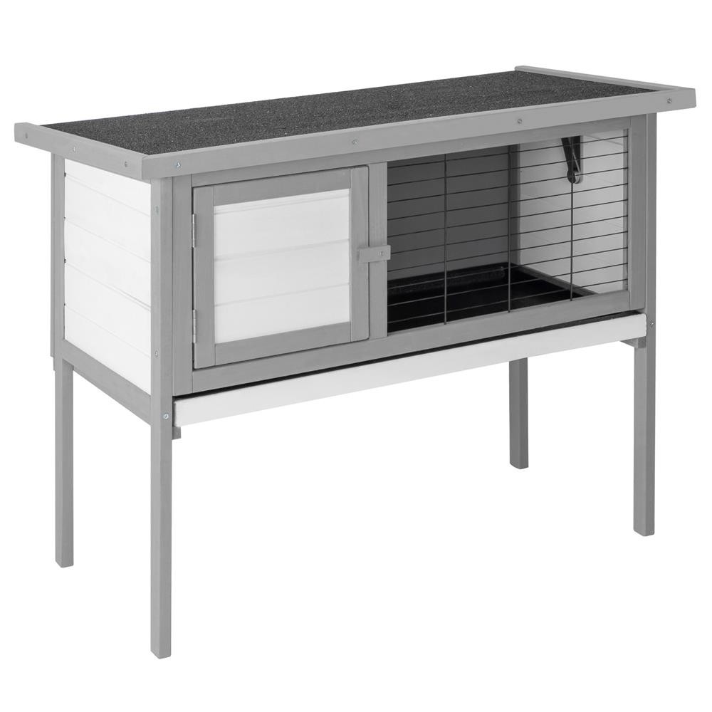 Garden 36in Elevated Rabbit Hutch Cage for Small Animal Poultry House Outdoor