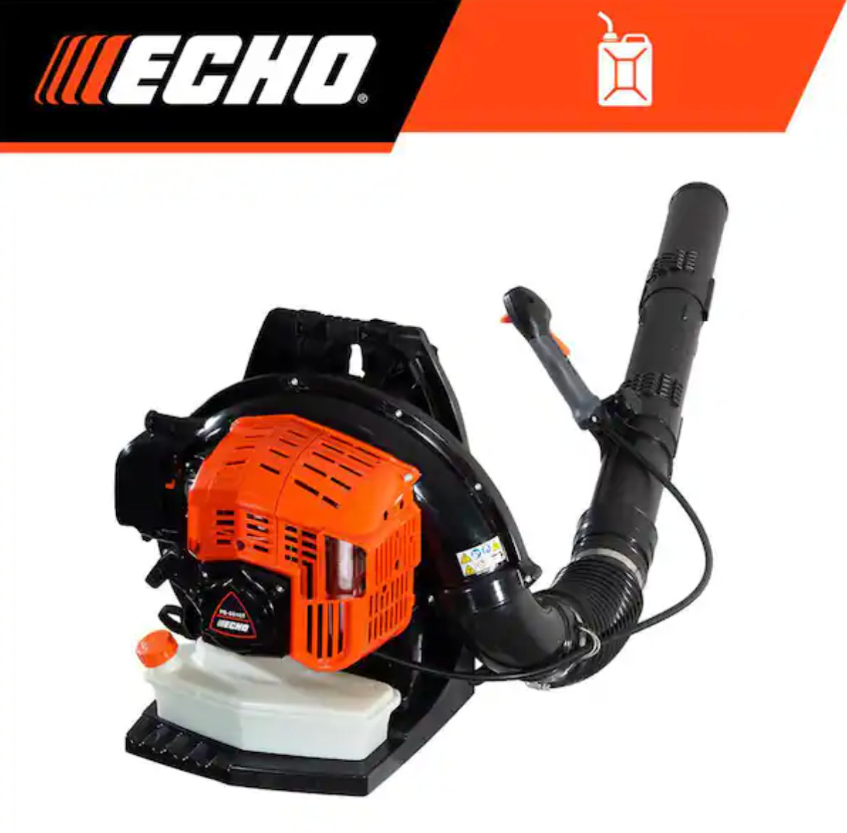 ECHO PB-5810T 200 MPH 700 CFM 59.7 cc Gas Low Exhaust Emission Engine Backpack L