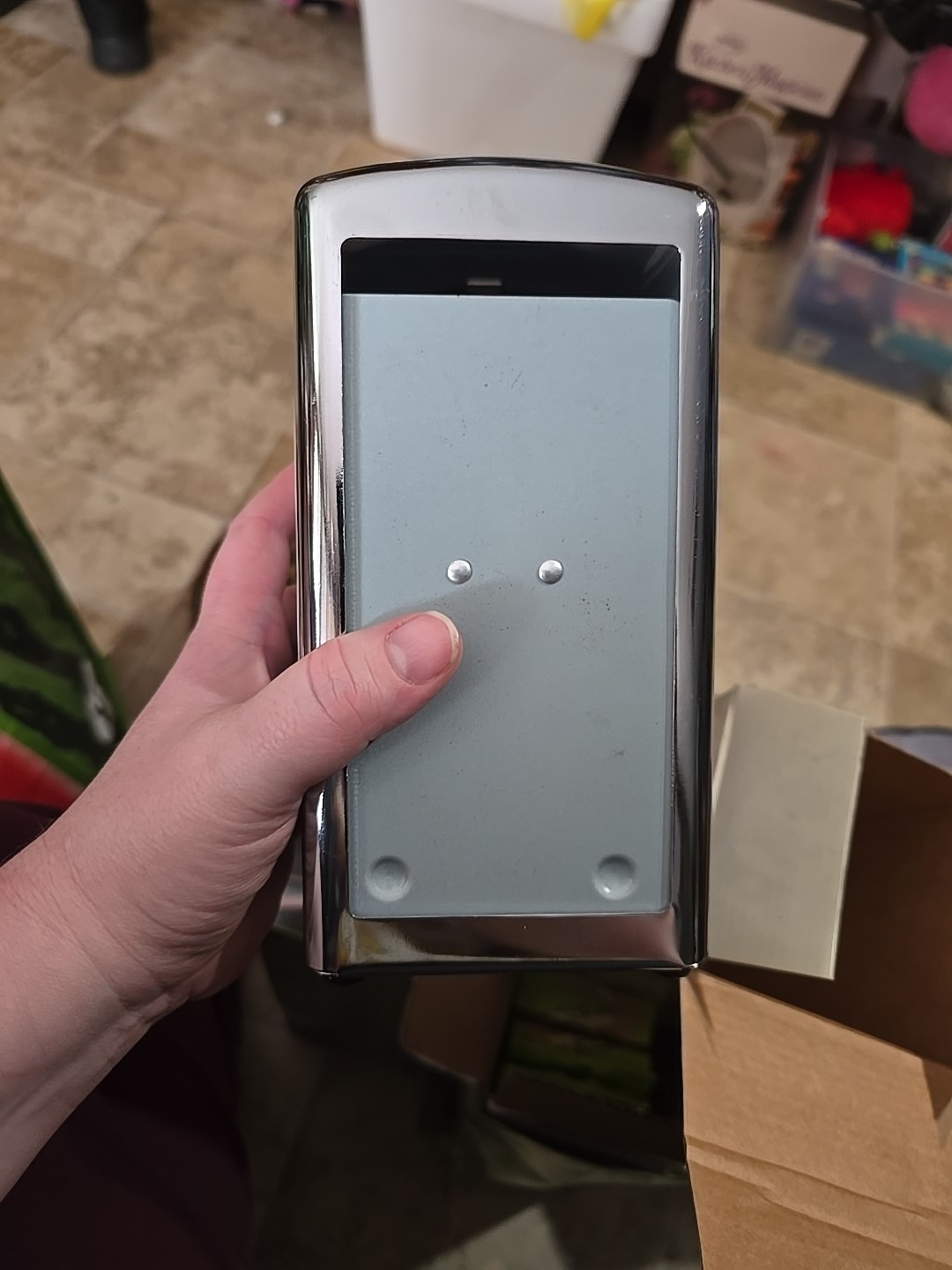 TAB Coca-Cola Retro Napkin Dispenser 2007 Metal Construction 7x4¼x3⅞" With Box