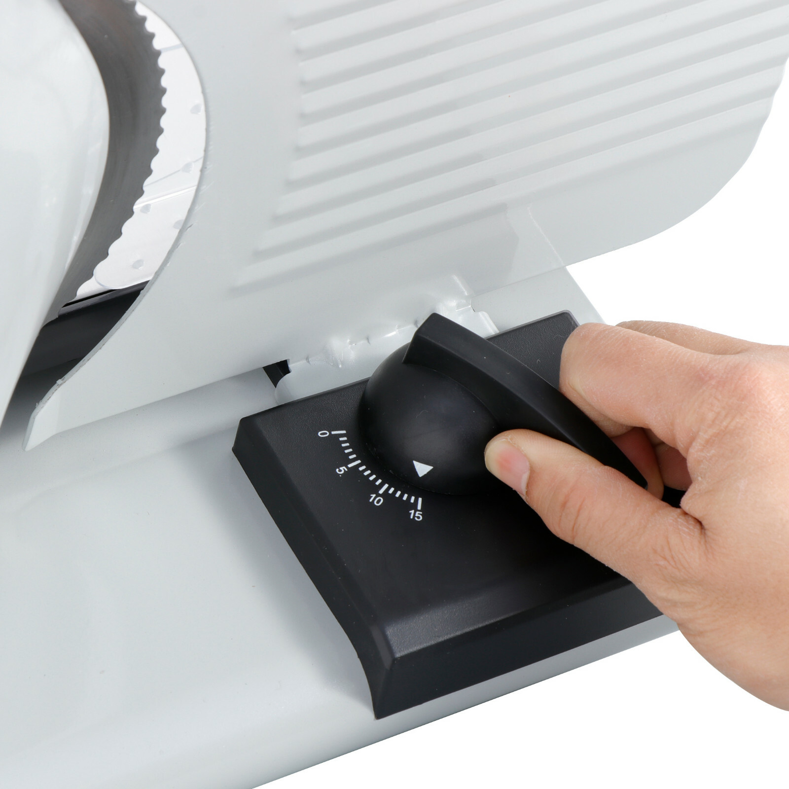 7.5" Blade Commercial Meat Slicer Food Slicer Deli Meat Cheese Cheese Ham Bread