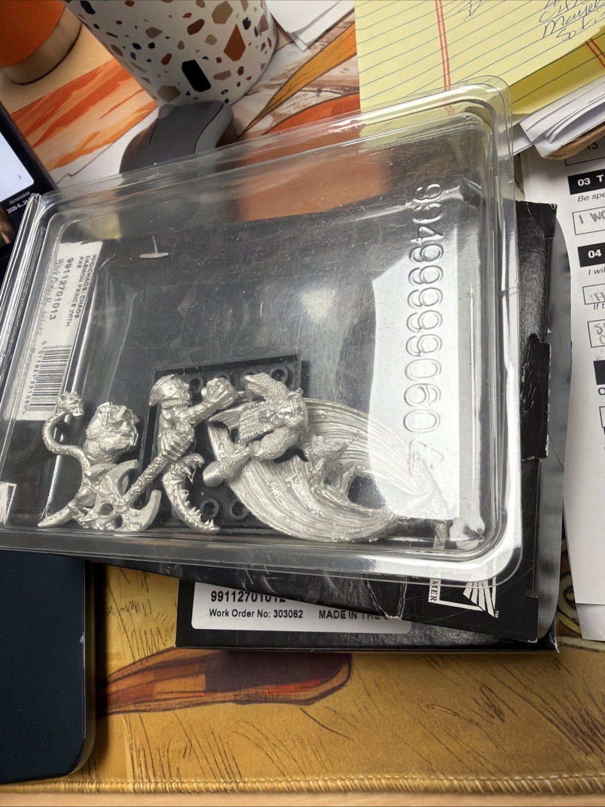 Warhammer: The Old World: Warriors of Chaos: Demon Prince with Axe. OOP METAL