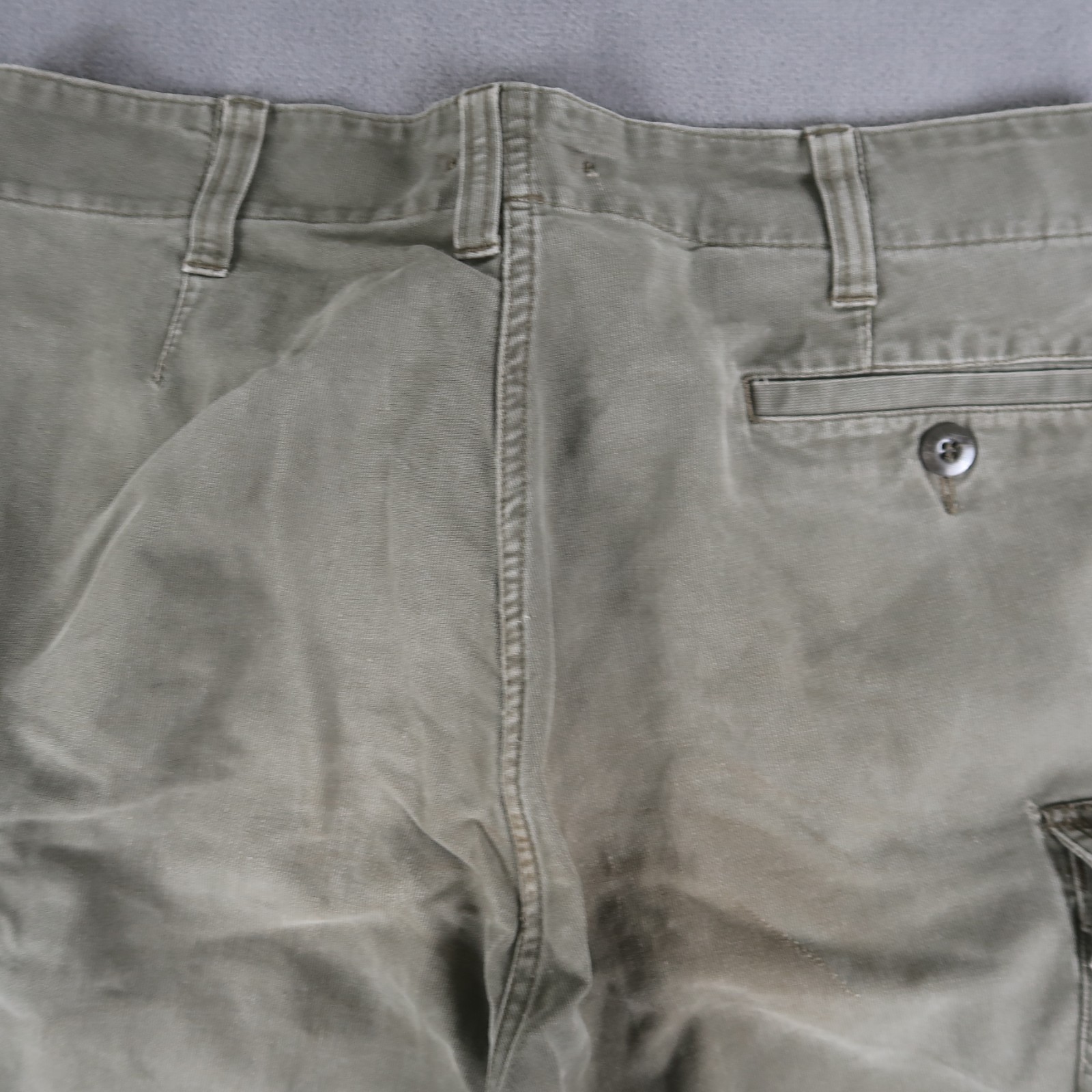 Vtg 90s Marquardt & Schulz German Military Green Combat Cargo Pants 32.5x27.5