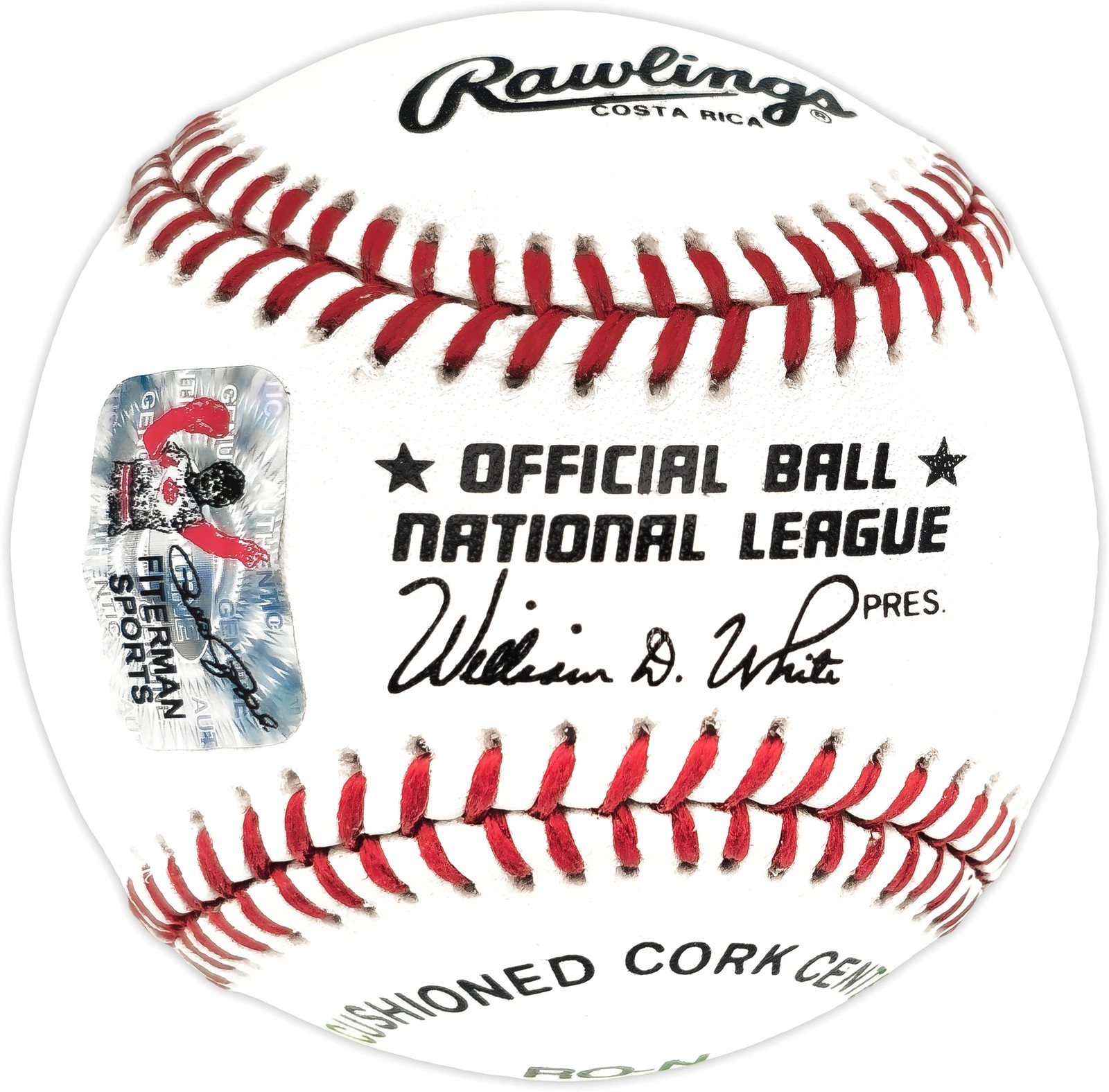 Pete Rose Signed NL Baseball Cincinnati Reds "Hit King" PR Holo