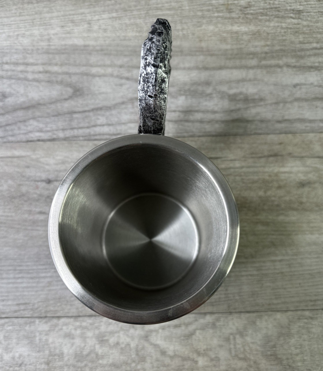 Vintage Beer Mug 20oz Stainless Steel Inside Unbranded