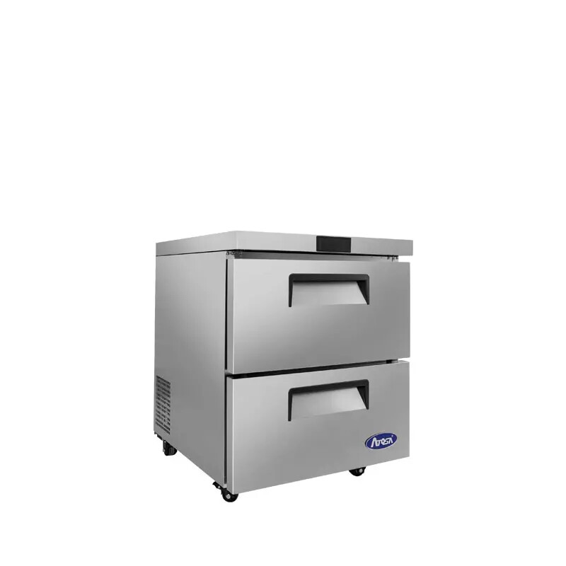 Atosa MGF8415GR 27" Undercounter (2) Drawer Reach-In Refrigerator