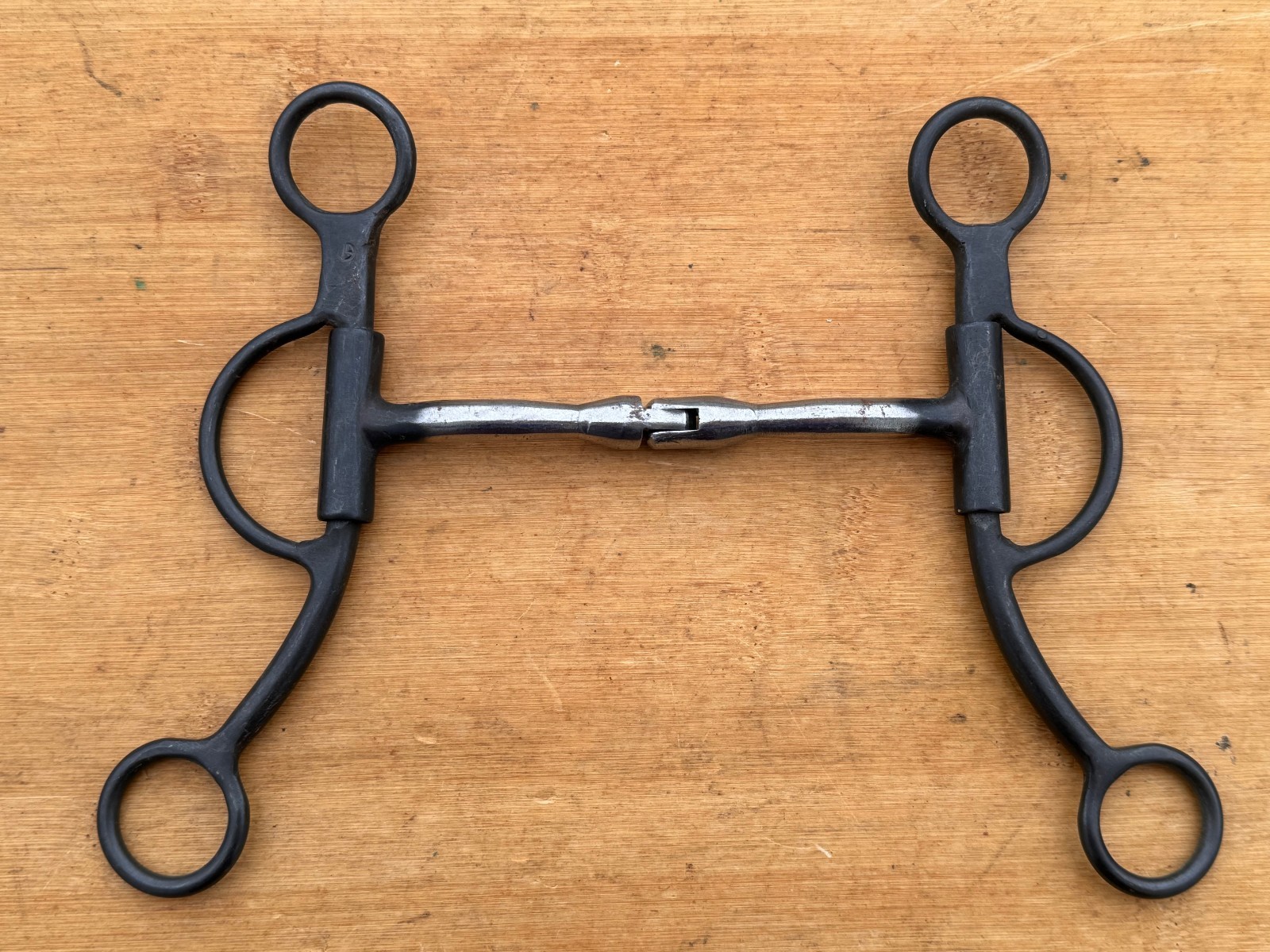 GREG DARNALL Hinged Mouth Loomis Shank Western Bit ~ 5"  ~ Never Used