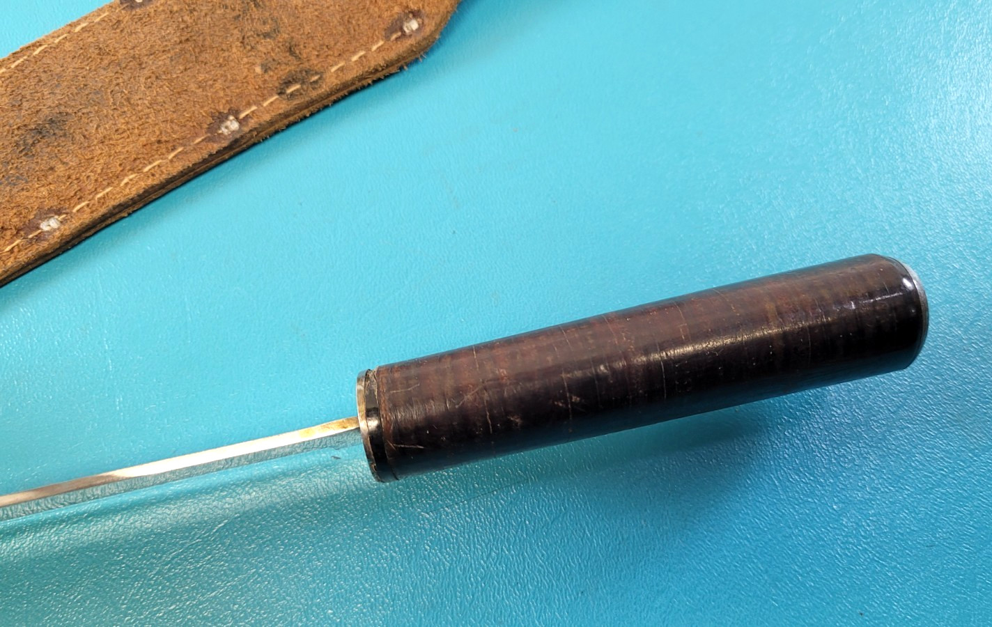 Rare WWII US Military Queen City Commando Knife & Sheath c. 1922-1945 TR530