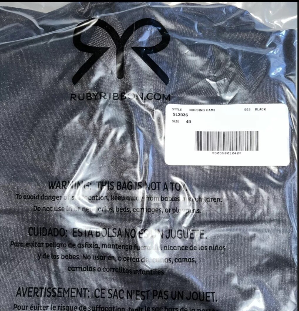 Ruby Ribbon new Nursing Cami #3036