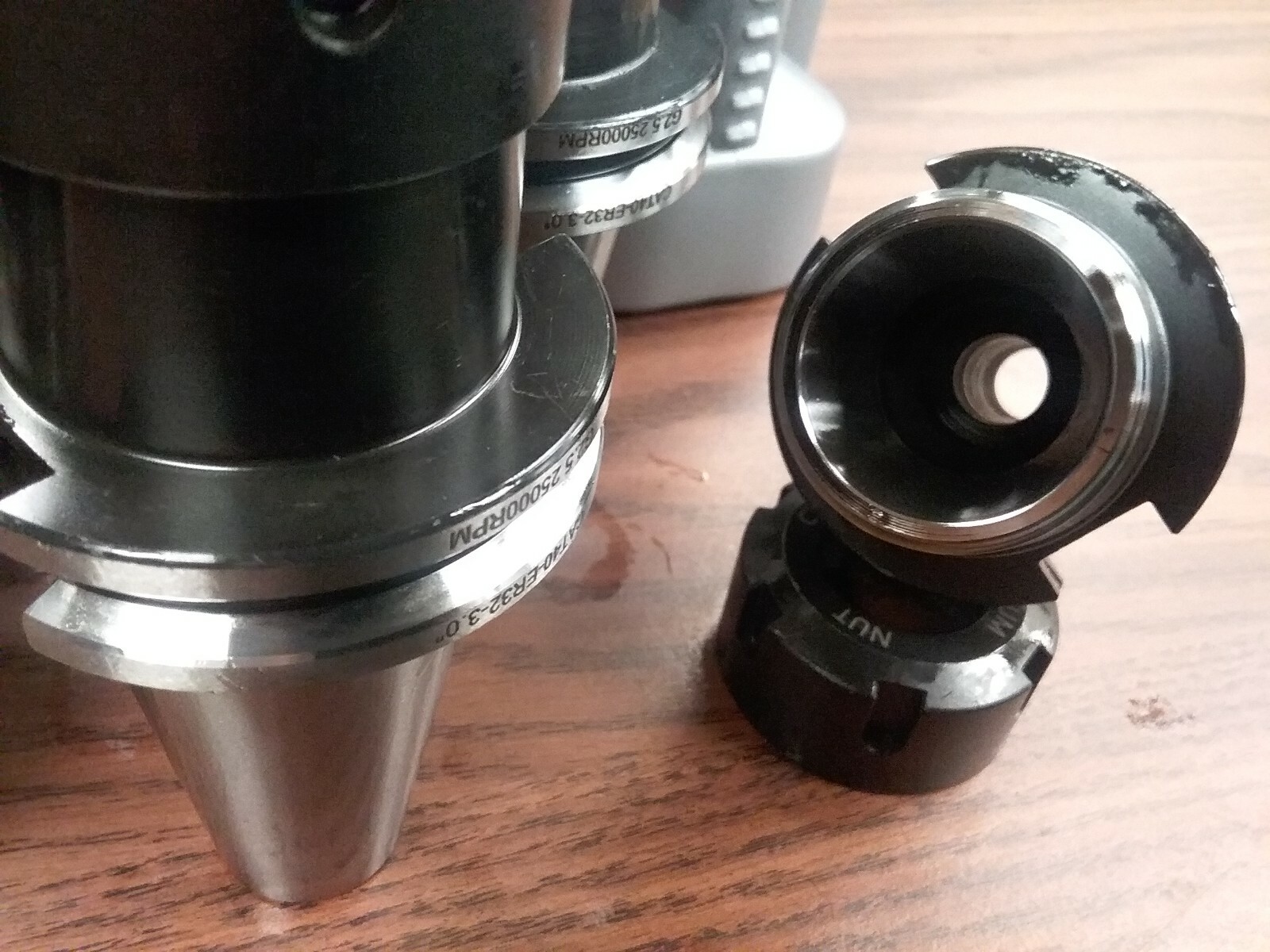 8pcs CAT40-ER32 COLLET CHUCK-8 CHUCKS balanced G2.5/25000RPM B25-CAT40-ER32