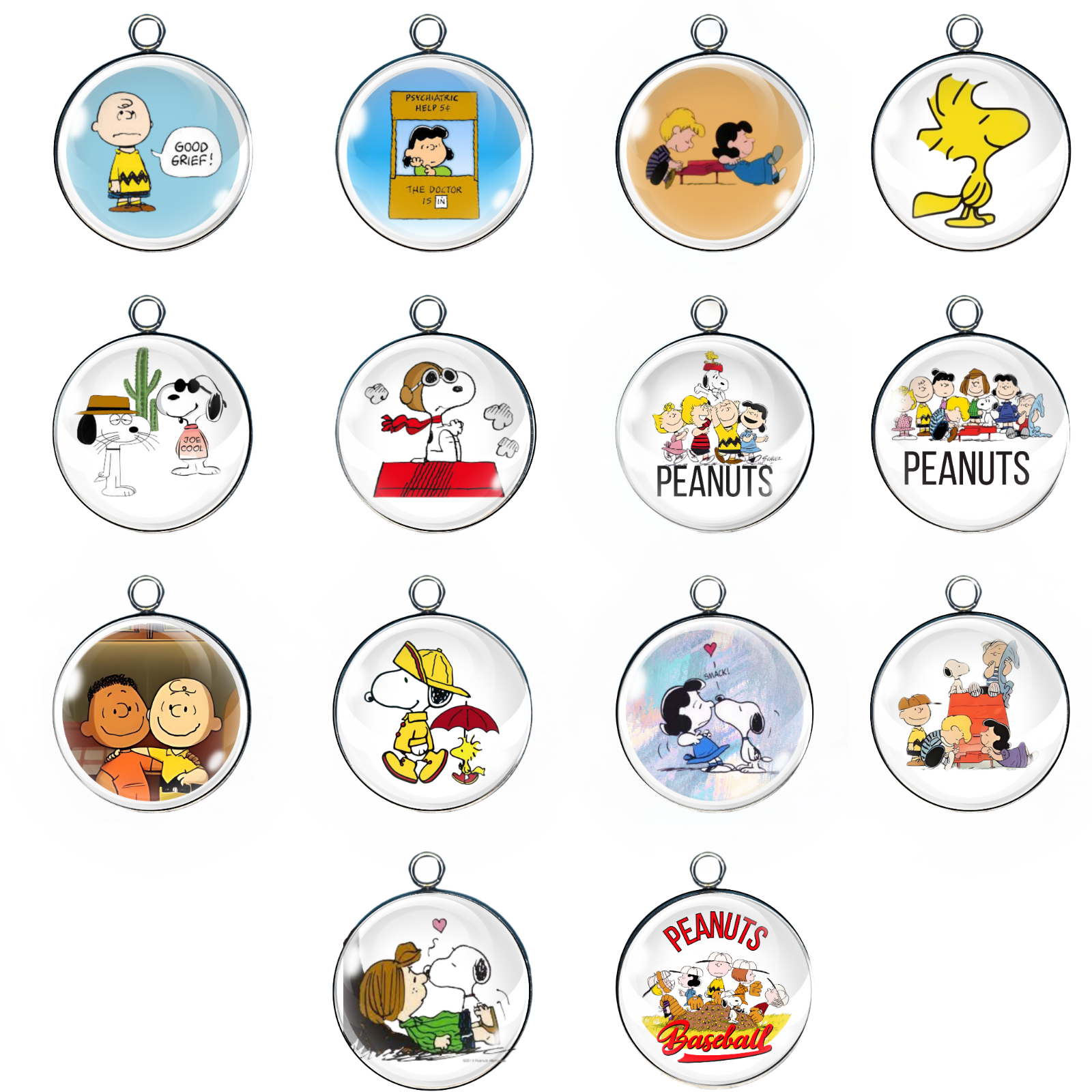 Peanuts Cartoon Charms