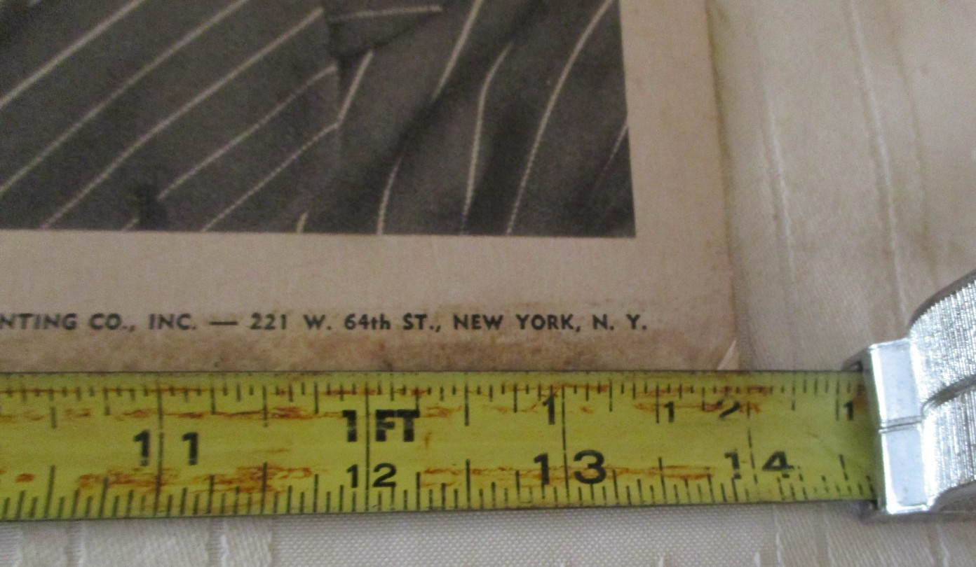 Orig. Vintage Bill Doggett & his famous Combo at the Mambo Club Poster cardboard