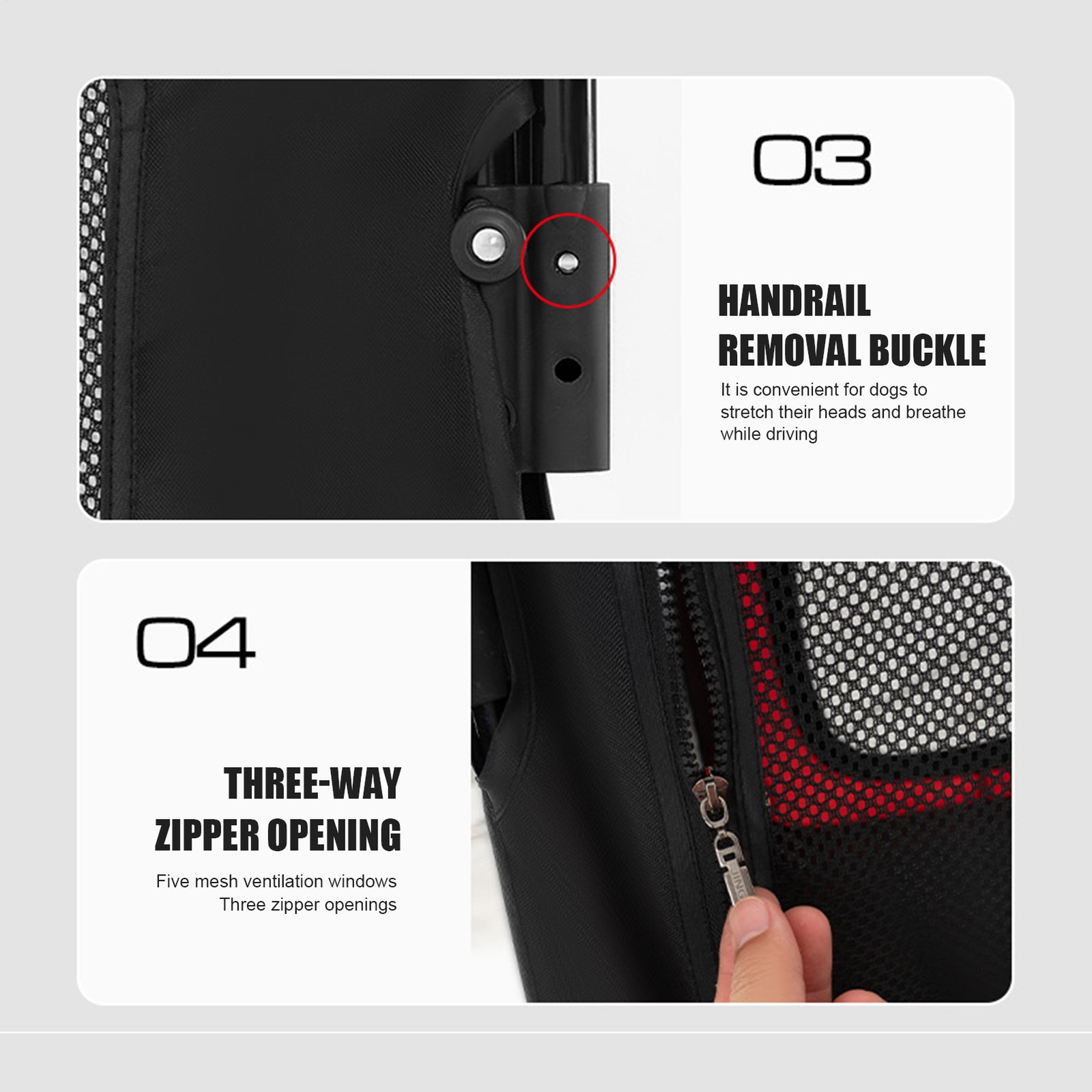 Folding Extra Large Dog Stroller Jogger Pet Pram Waterproof Traval Cart 220 lbs