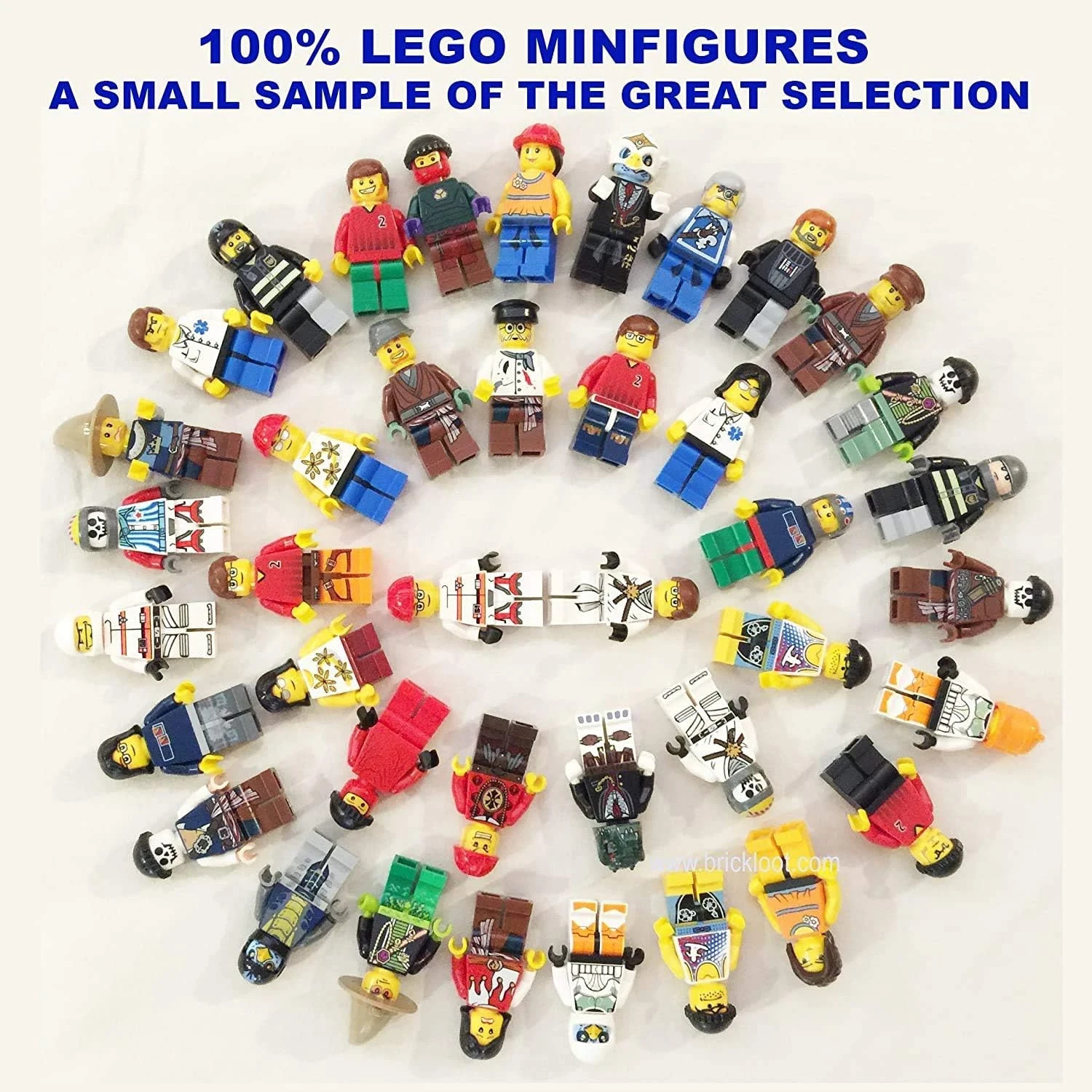 10 Pack LEGO Minifigure Lot – Random New Figures Authentic Bulk Collectible Toys