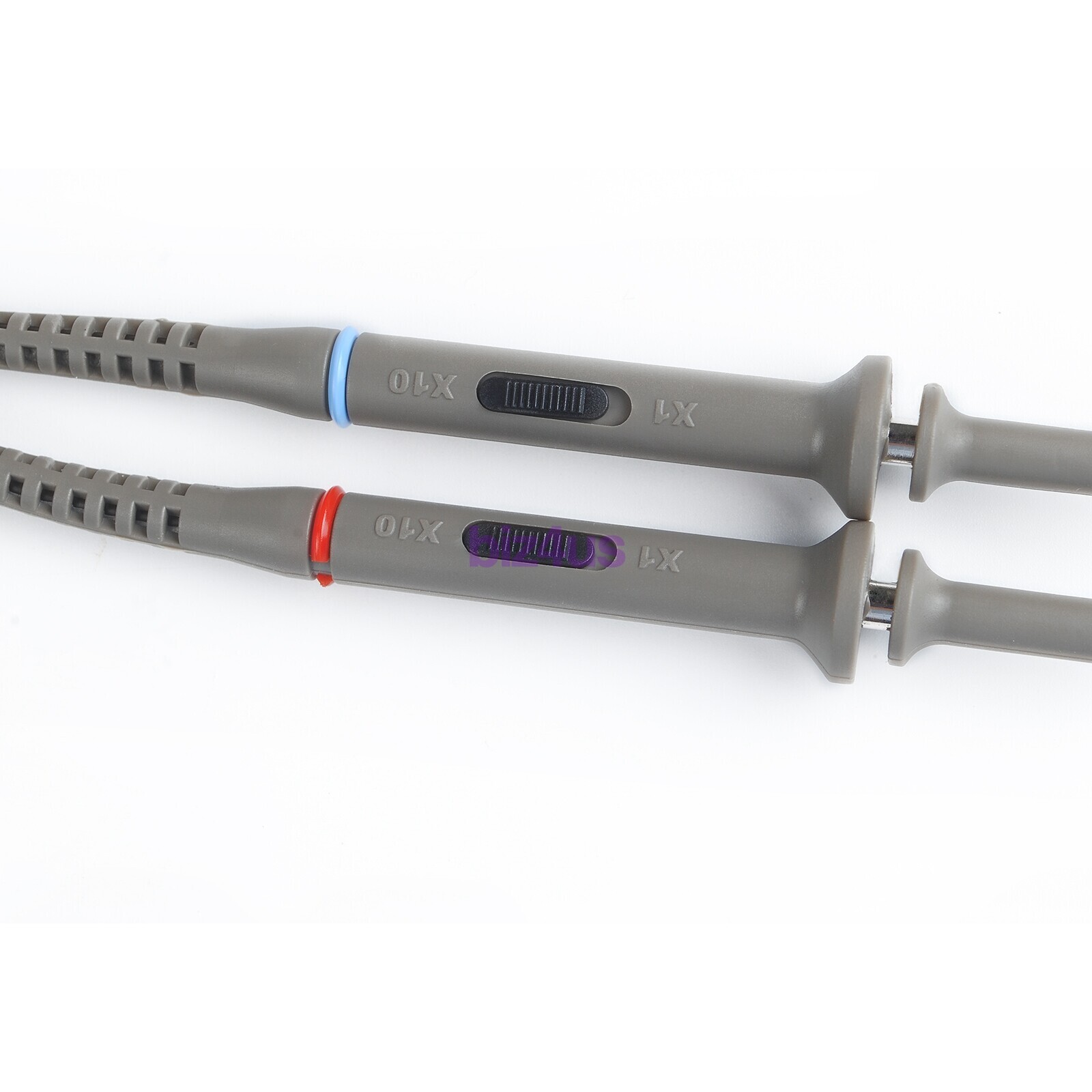 2xFor BNC Oscilloscope Probe Kit P6100 100MHz 1X 10X Precision Scope Clip Probes