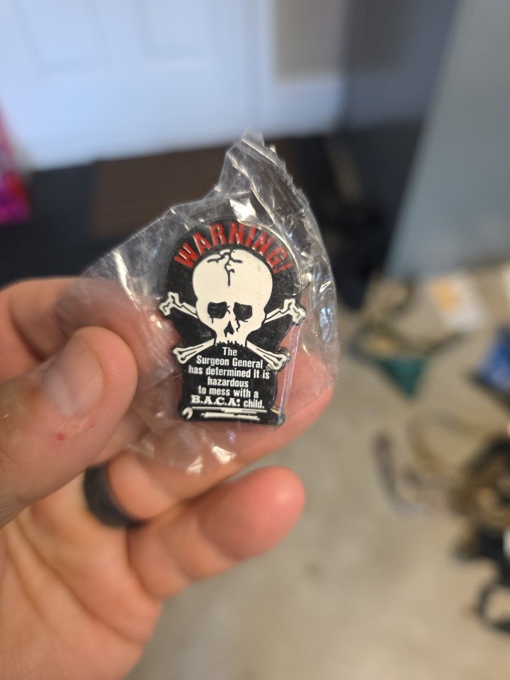 Bikers Against Child Abuse Pin