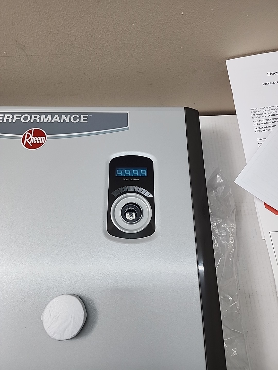 Rheem Performance 36 kW 240V Self-Modulating Electric Tankless Water Heater