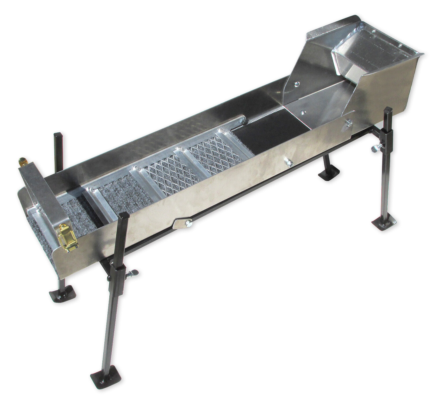 6" Mini Power Sluice Set Up Kit Gold Mining Equipment