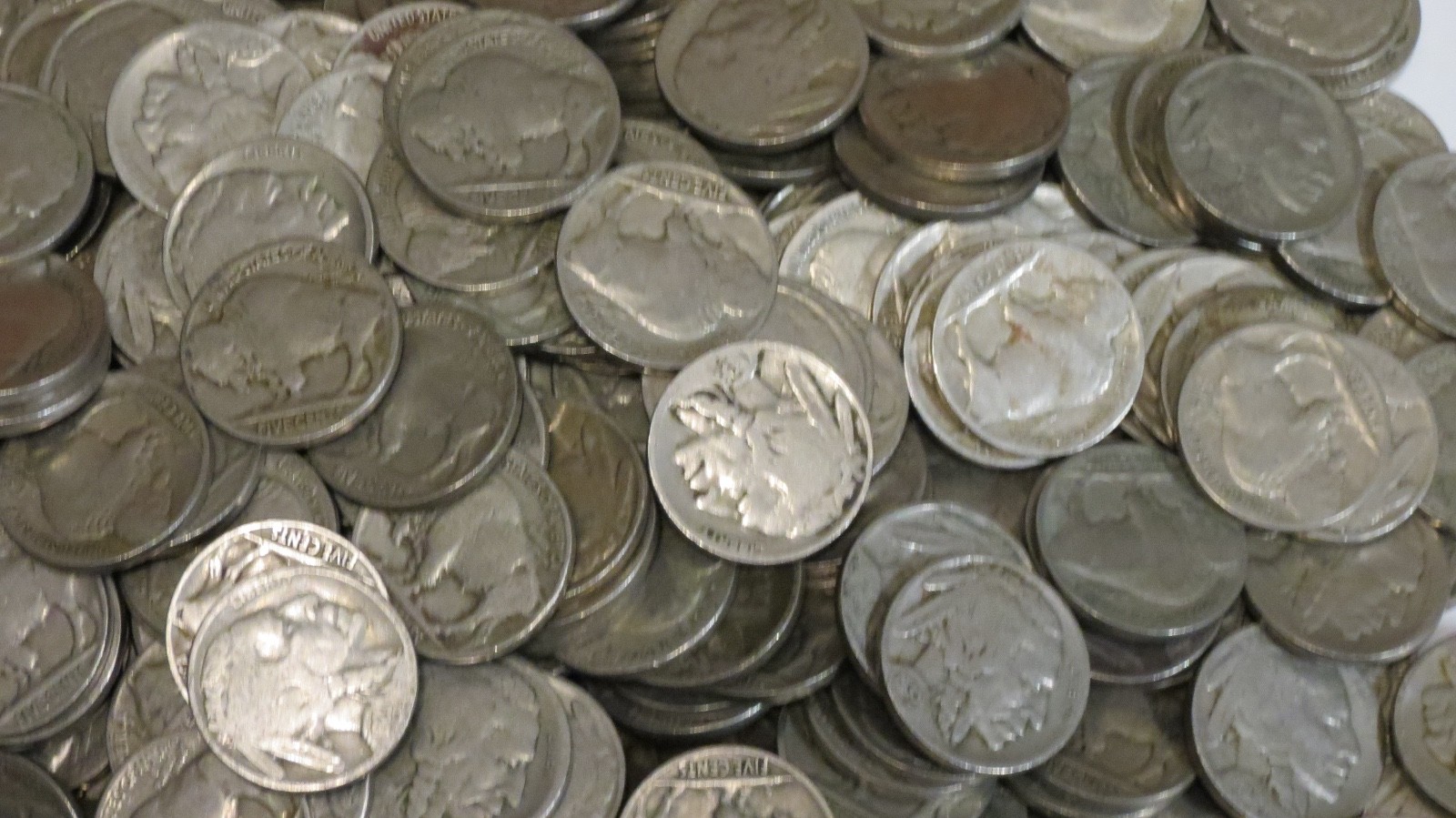 500 Buffalo Nickels Bulk Lot P Mint Only Part Date to Strong Part Date 5c Coins