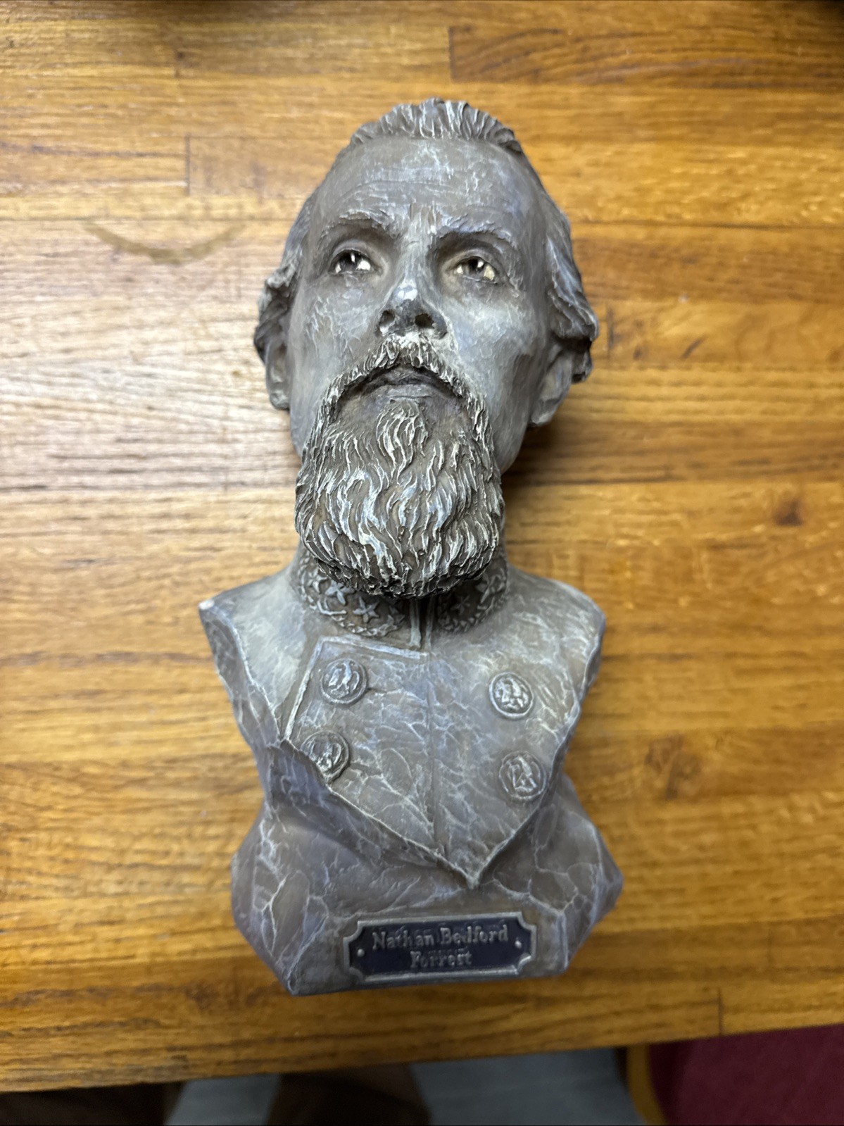 Vanmark Civil War Confederate General Nathan Bedford Forrest Bust Statue Figure