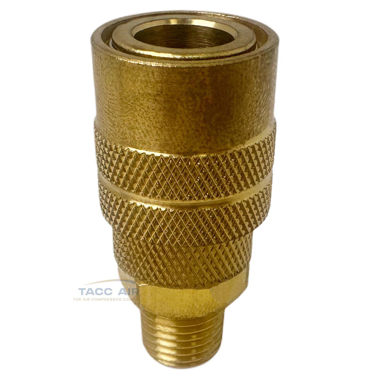 2 PC Industrial M style Air Compressor Quick Connect Coupler 1/4" NPT Male Brass