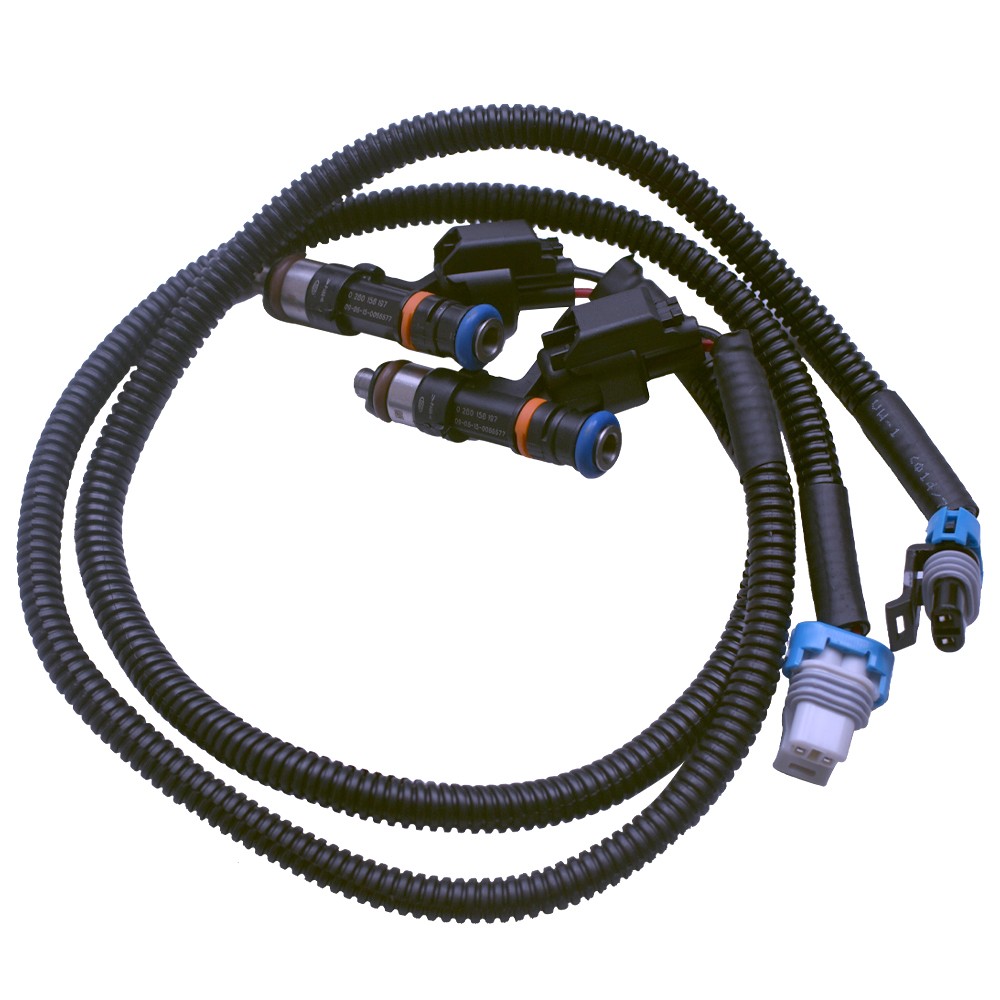 Fuel Injectors w/ Harness Pair For 2011-17 Polaris Ranger 800 & 2011-14 Crew 800