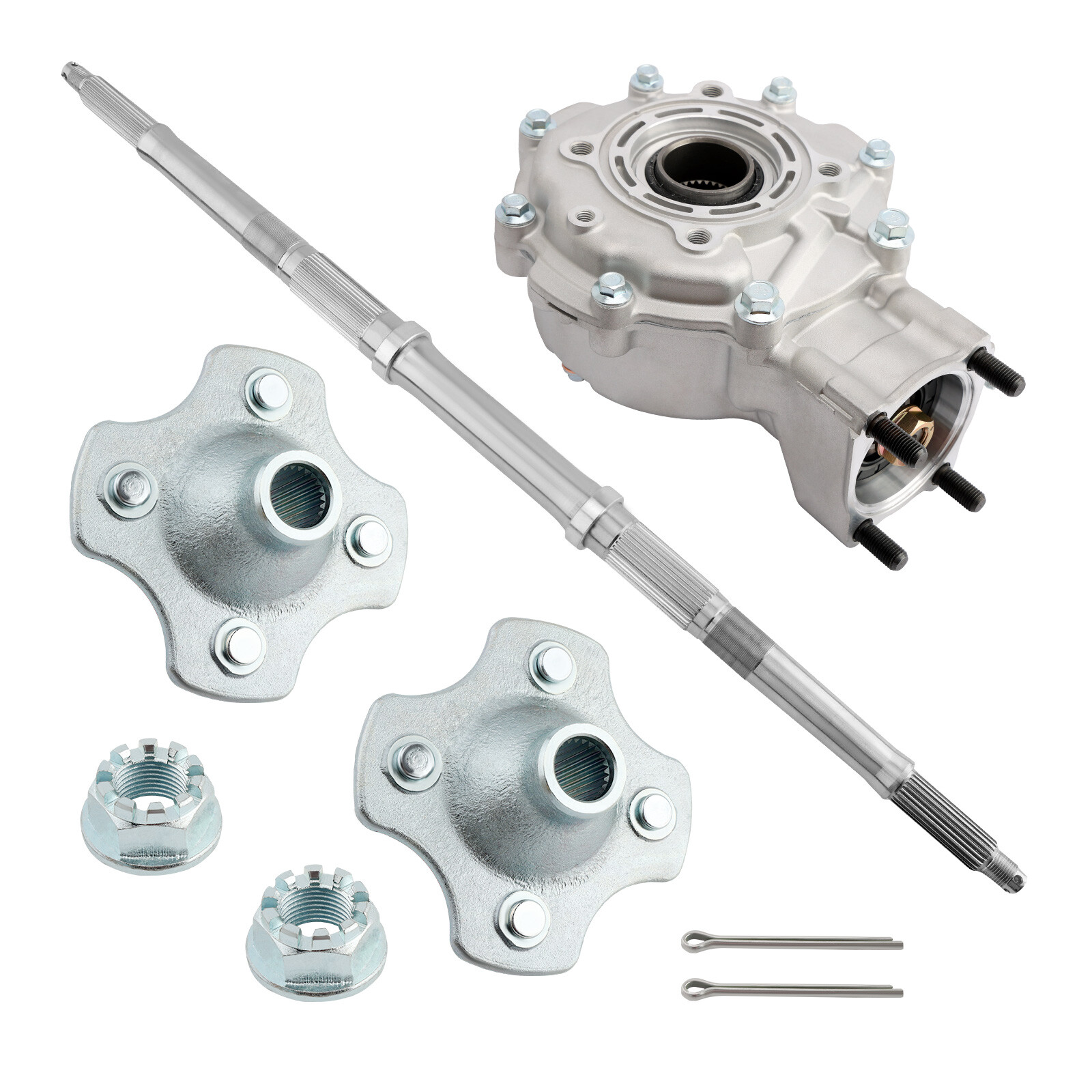 Rear Differential Assembly Axle Wheel Hub kit For 1988-00 Honda TRX300FW FourTra