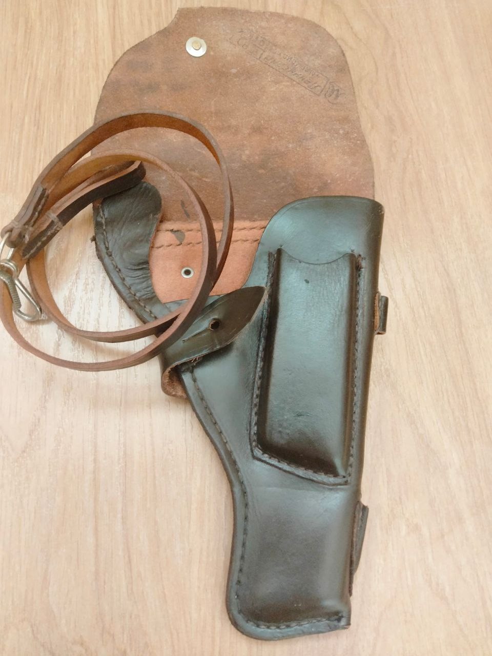 ✅🔥USSR Original Red Army Tokarev TT-33 pistol belt holster & lanyard,marking 80