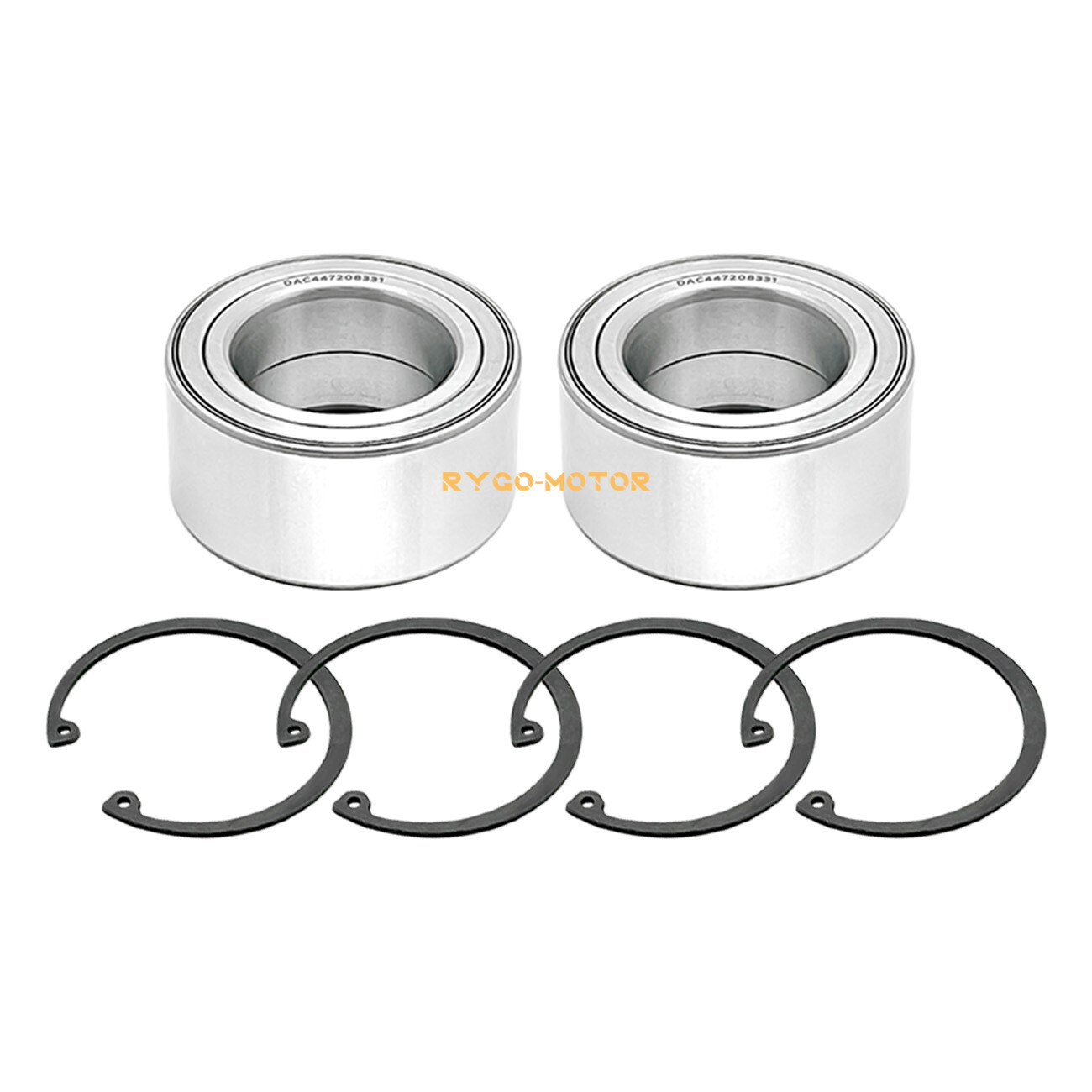 Front & Rear Wheel Hubs & Bearings & Studs Kits for Polaris RZR 800 2008-2014