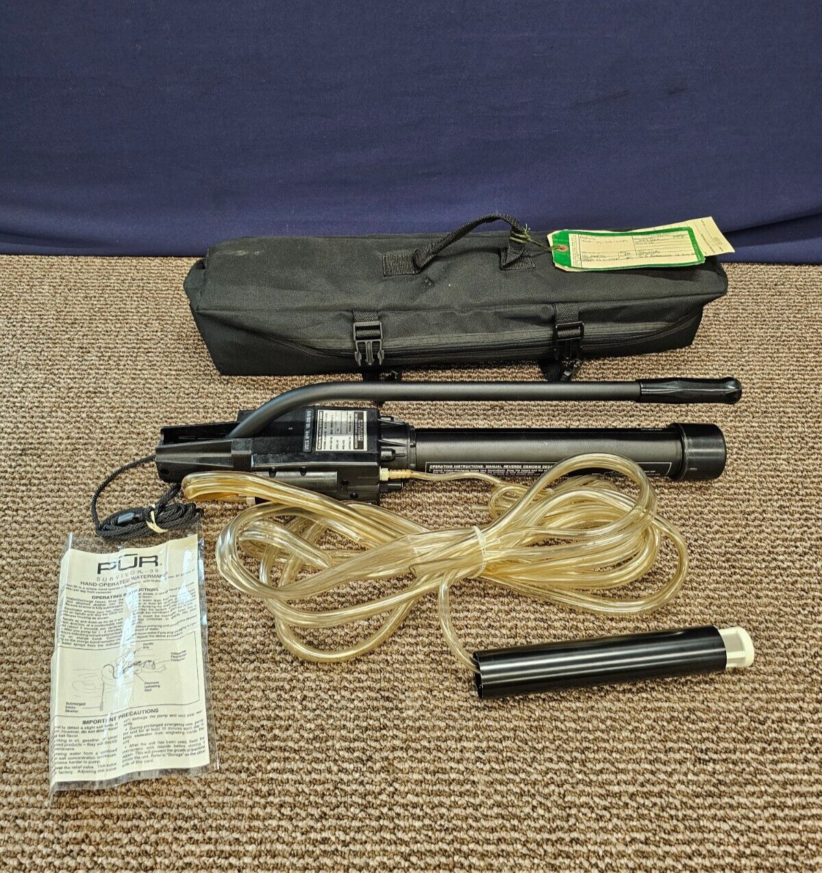 Katadyn Recovery Pur Survivor 35 Watermaker Reverse Osmosis Desalinator