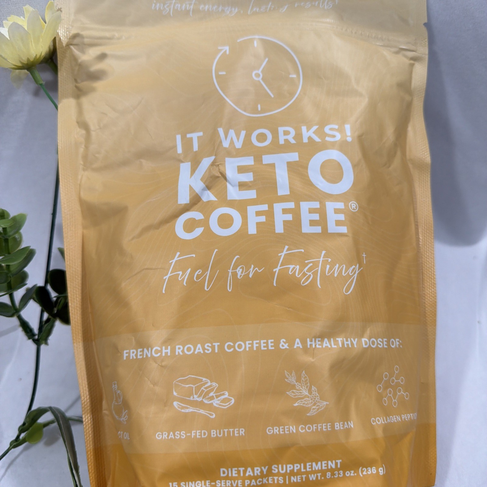 It Works! Keto Coffee- NEW  Bag- Presentation, packaging same coffee Exp 2027