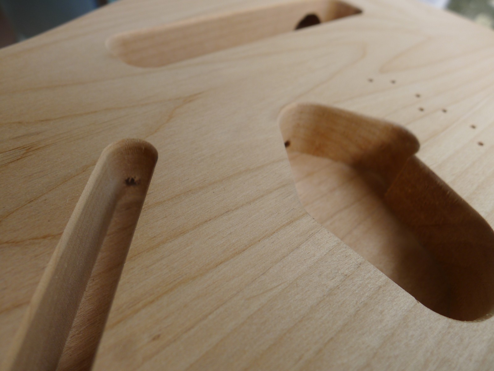 Tele Vintage Style Guitar Body 2 pcs Centre Joined Alder Unfinish ≦ 4.4Lbs