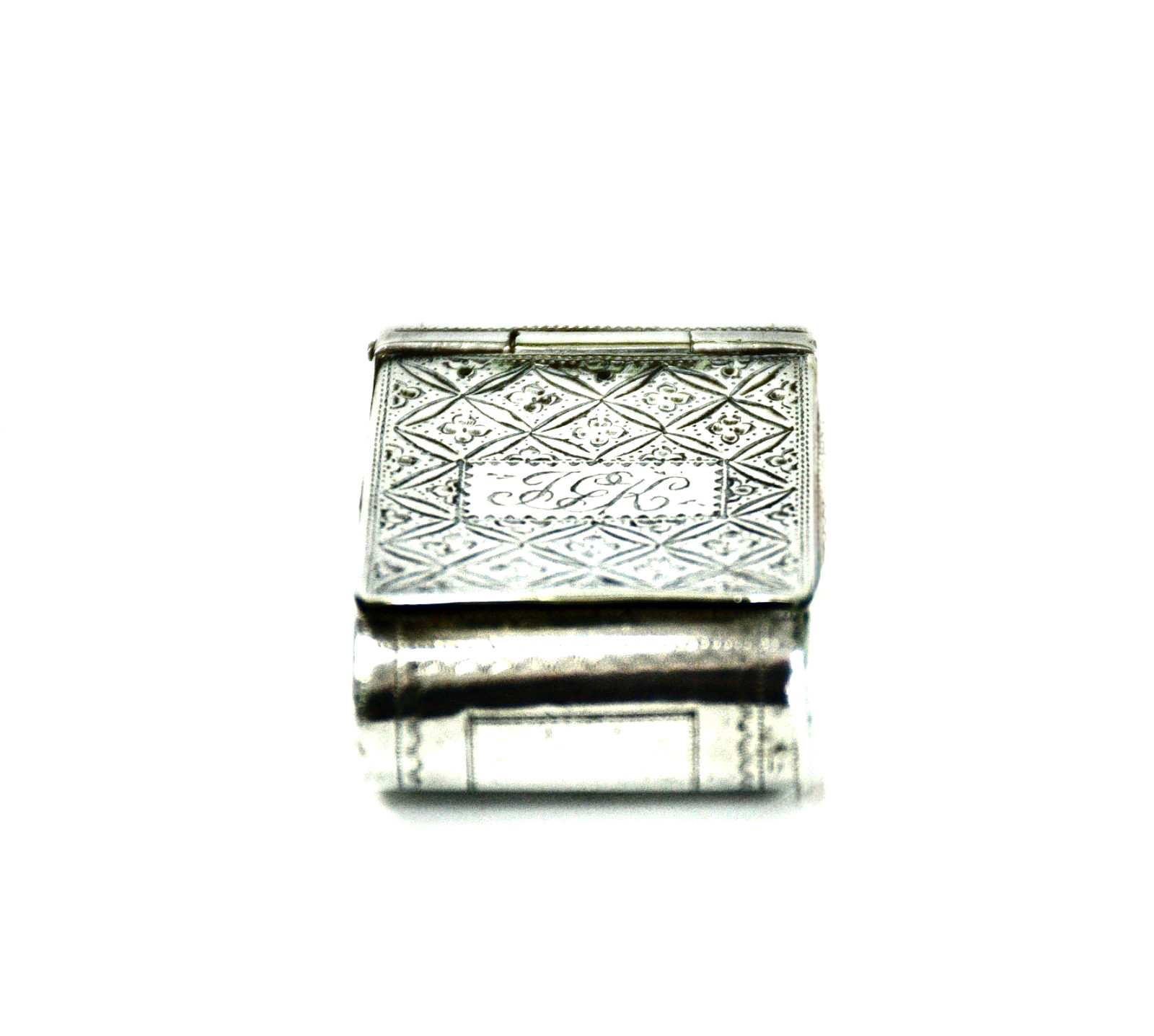 Antique George III Silver Snuff Box Birmingham 1816 by Cocks & Bettridge